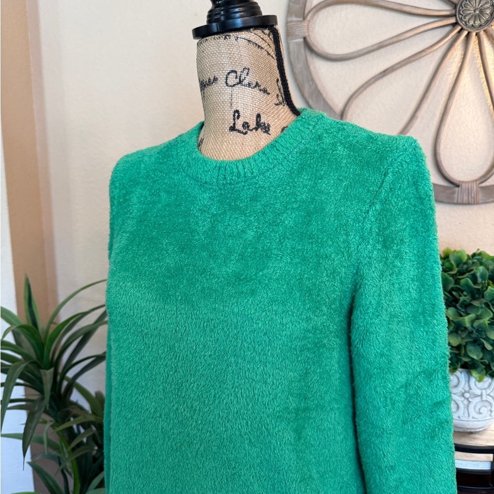 Style & Co. Kelly Green Chenille Women's Sweater - Picture 2 of 13
